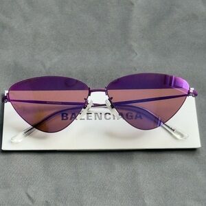 Balenciaga Cat Eye Sunglasses Violet BB0015S